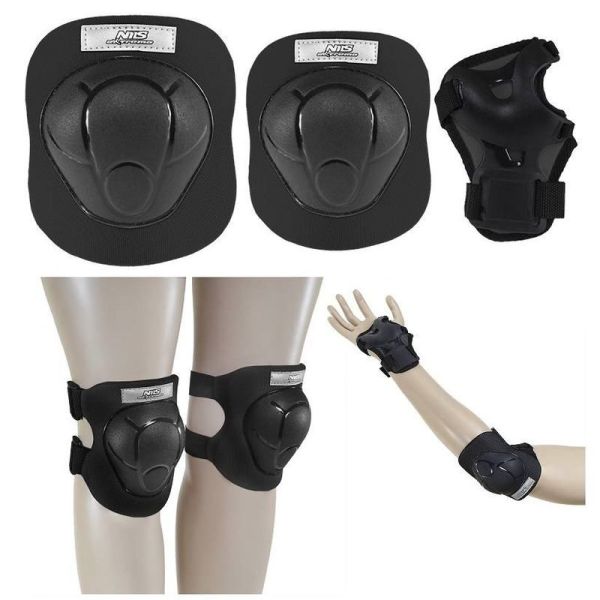 NILS EXTREME H210 apsaugų rinkinys, juodos spalvos NILS EXTREME H210 apsaugų rinkinys, juodos spalvos