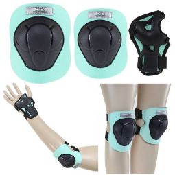 NILS EXTREME H210 apsaugų rinkinys, juodos/ mėtų spalvos