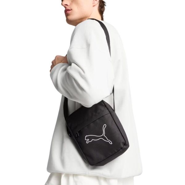Puma Plus Portable 091182 01 maišelis, juodos spalvos Puma Plus Portable 091182 01 maišelis, juodos spalvos