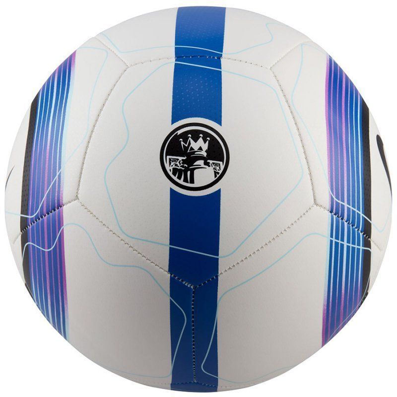 "Nike Premier League Pitch" futbolo kamuolys, 5 dydžio, spalva balta-juoda-mėlyna-violetinė