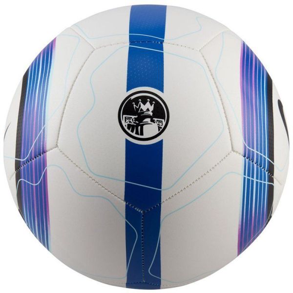 "Nike Premier League Pitch" futbolo kamuolys, 5 dydžio, spalva balta-juoda-mėlyna-violetinė