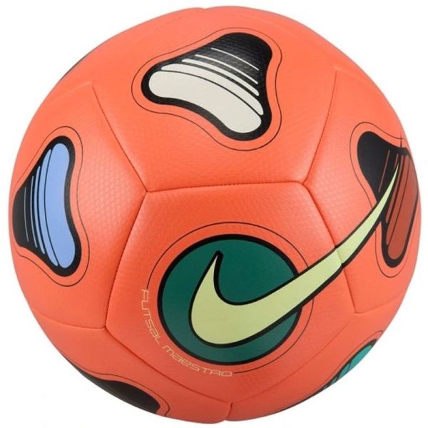 "Nike Futsal Maestro" salės futbolo kamuolys, 4 dydžio, oranžinės-geltonos-žalios spalvos