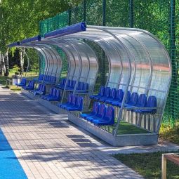 Dviejų eilių kabina rezerviniams žaidėjams