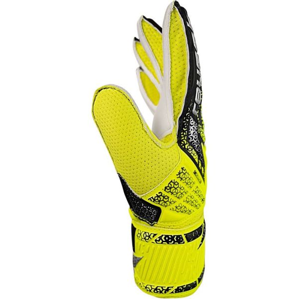 "Reusch Attrakt Solid Junior" vartininko pirštinės, juodos spalvos