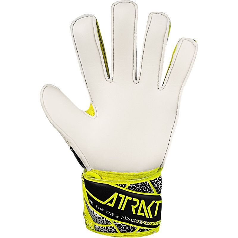 "Reusch Attrakt Solid Junior" vartininko pirštinės, juodos spalvos
