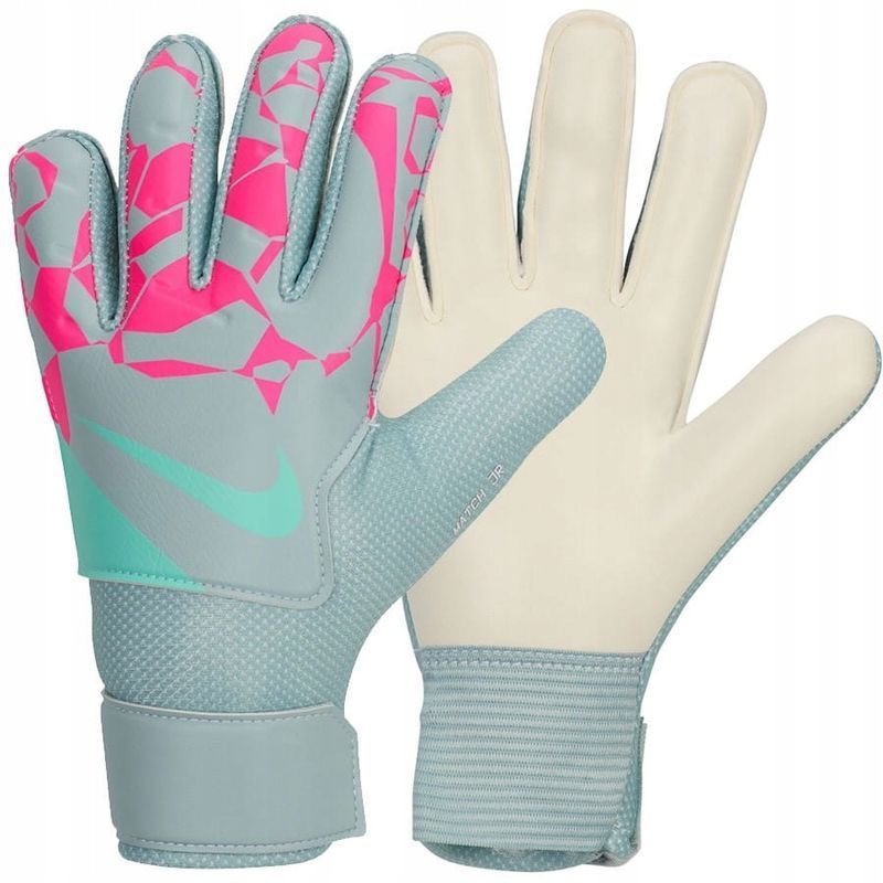 "Nike GK Match Jr" vartininko pirštinės, mėtų rožinės spalvos