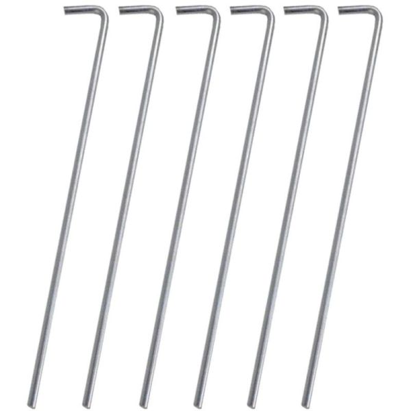 "Camp Active" palapinės smeigtukai, 23cm-6vnt. "Camp Active" palapinės smeigtukai, 23cm-6vnt.