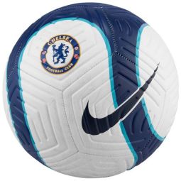 Nike Chelsea FC Strike futbolo kamuolys, 5 dydis, balta-žalia-mėlyna-juoda spalva
