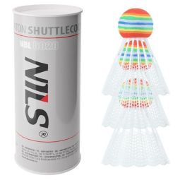 NILS badmintono raketė NBL6020, nailoninė, balta
