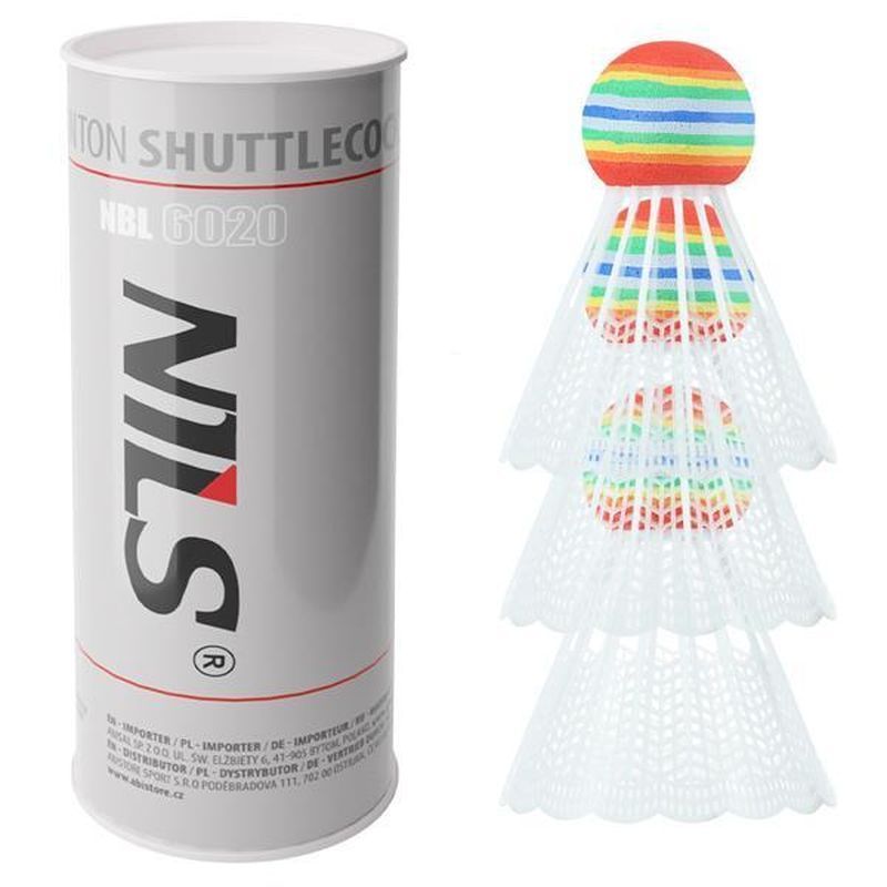 NILS badmintono raketė NBL6020, nailoninė, balta