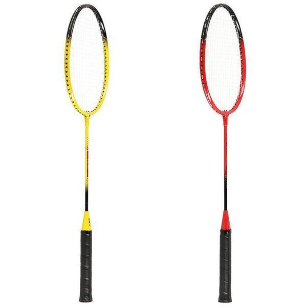 NILS badmintono rinkinys NRZ264 (4 raketės, 3 smiginio strėlės, stulpeliai ir tinklelis)