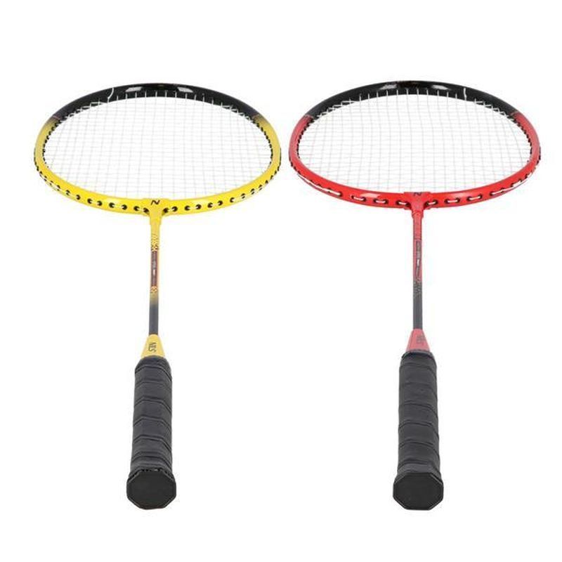 NILS badmintono rinkinys NRZ264 (4 raketės, 3 smiginio strėlės, stulpeliai ir tinklelis)
