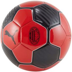Puma AC Milan futbolo kamuolys, 5 dydis, raudona/juoda spalva