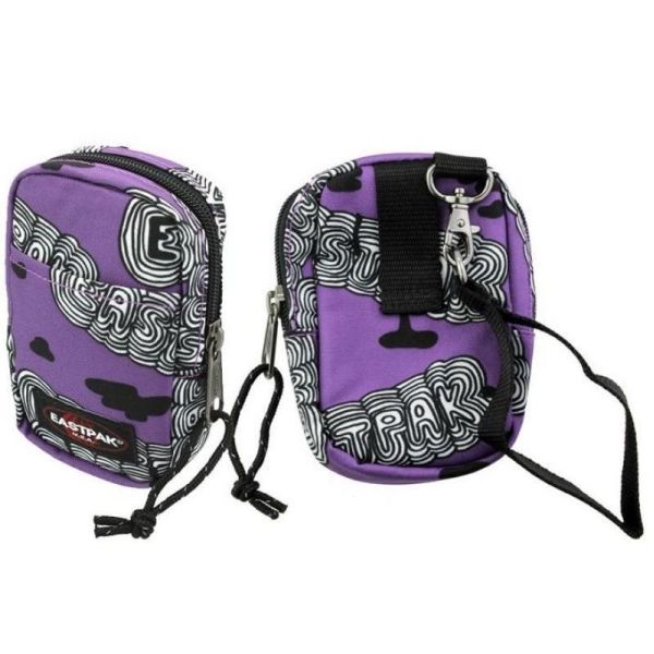 Baltos ir violetinės spalvos "Eastpak" maža piniginė Baltos ir violetinės spalvos "Eastpak" maža piniginė