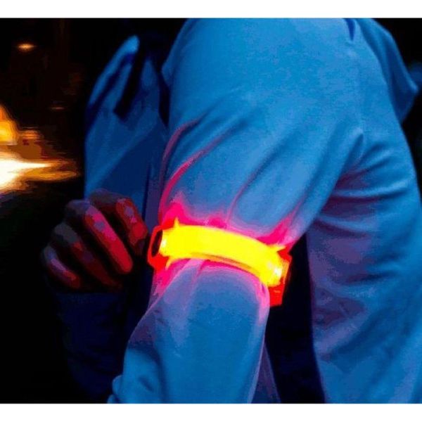 XQMAX šviesą atspindintis LED diržas rankai ir kojai