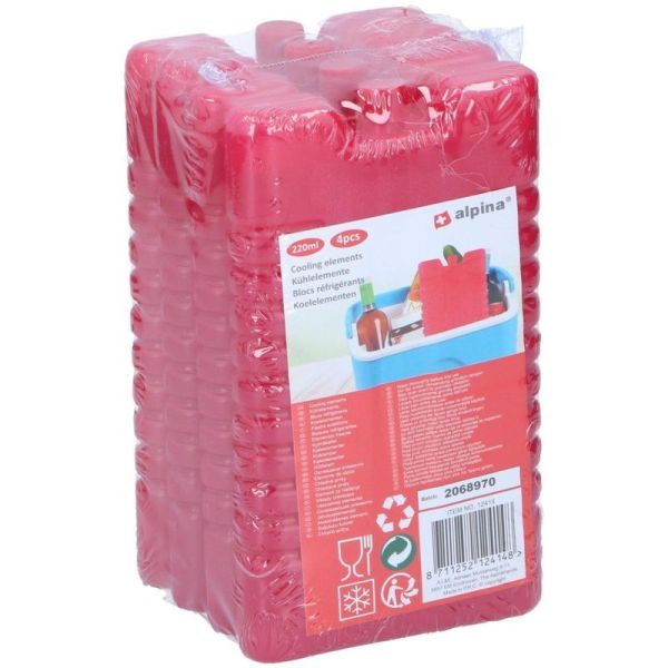 Šaldytuvo šaldymo įdėklas 4x220ml Šaldytuvo šaldymo įdėklas 4x220ml