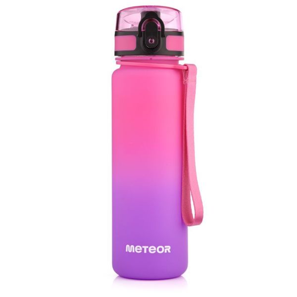 "Meteor" sportinis butelis 500 ml rožinės/violetinės spalvos