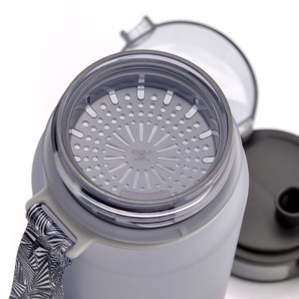 "Meteor" sportinis butelis 500 ml pilkos spalvos