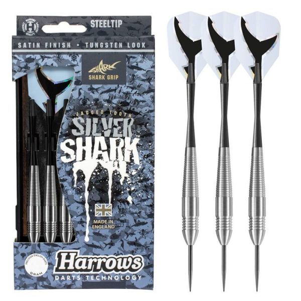 "Harrows Silver Shark Blade" strėlės, 21g "Harrows Silver Shark Blade" strėlės, 21g