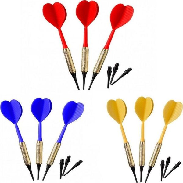 Best Sporting plastikinės smiginio strėlės, raudonos spalvos (3 vnt.) Best Sporting plastikinės smiginio strėlės, raudonos spalvos (3 vnt.)