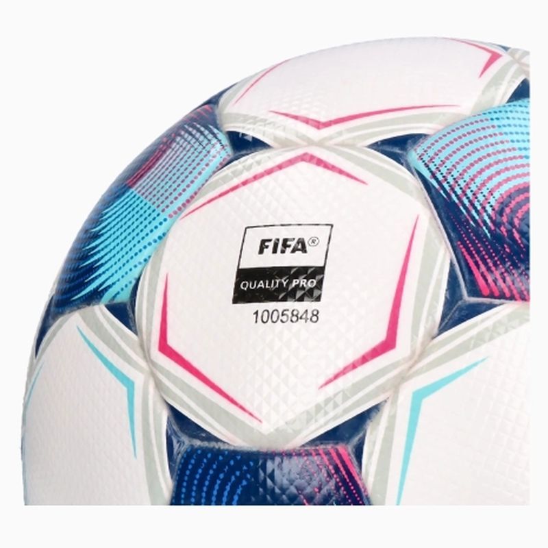 Select Brillant Super TB Fifa PRO futbolo kamuolys, dydis 5, spalva balta-mėlyna-rožinė