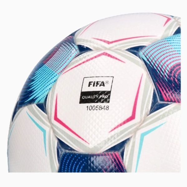 Select Brillant Super TB Fifa PRO futbolo kamuolys, dydis 5, spalva balta-mėlyna-rožinė