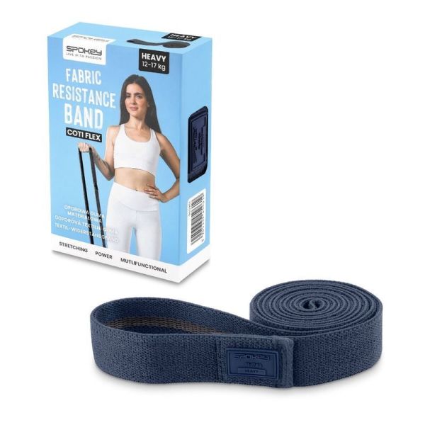 Spoky treniruočių guma 945965, atsparumas 12-17 kg, tamsiai mėlyna spalva