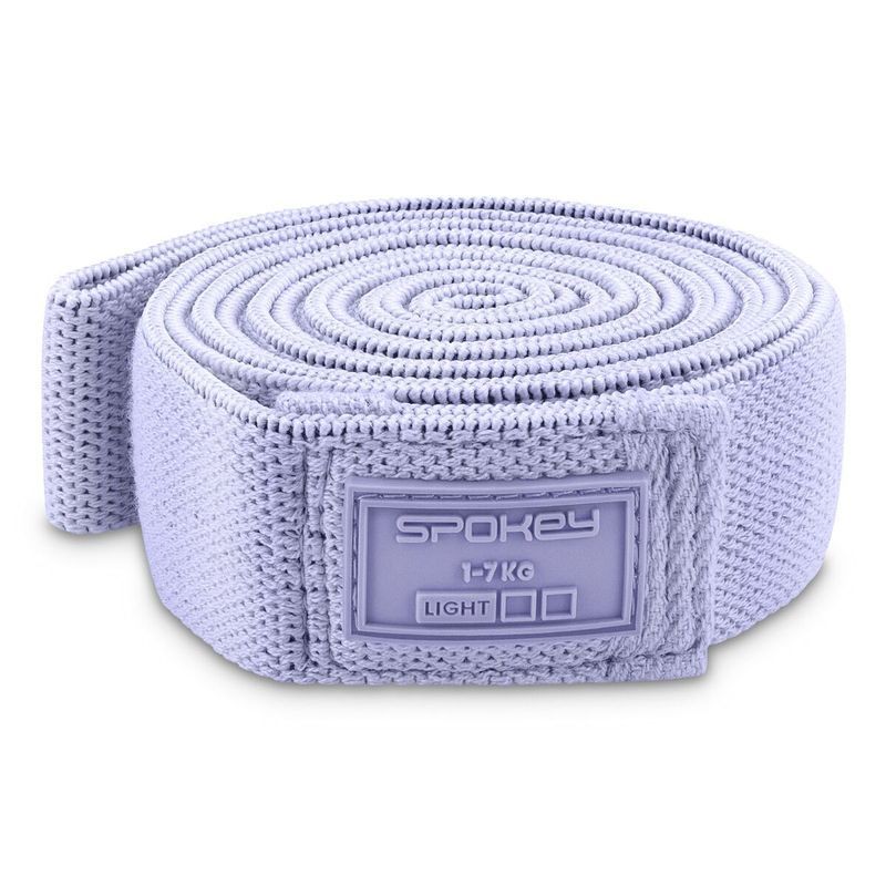 "Spokey" treniruočių guma 945961, pasipriešinimas 1-7 kg, violetinė spalva