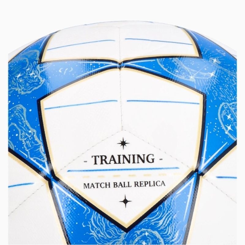 Adidas UCL Training futbolo kamuolys, 4 dydžio, baltos-mėlynos-auksinės spalvos