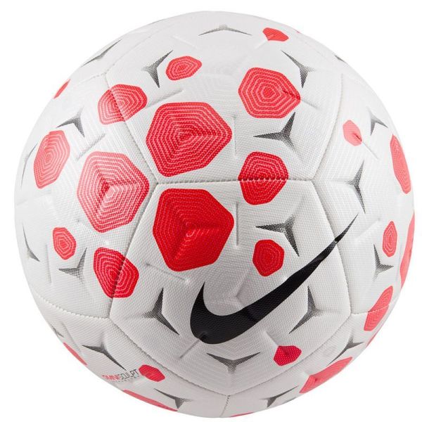 Nike Academy futbolo kamuolys, 4 dydis, balta/raudona/pilka spalva