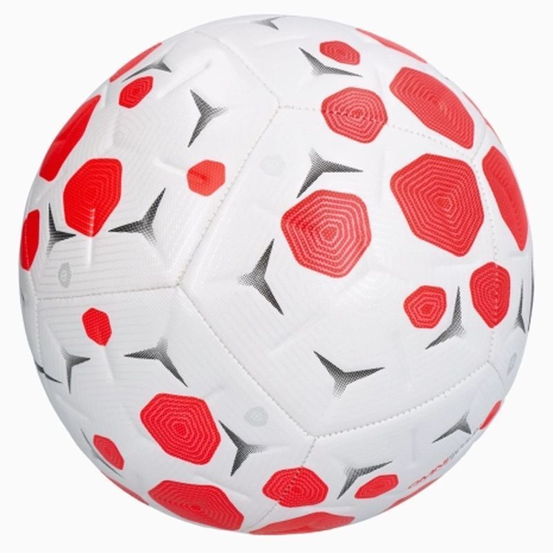 Nike Academy futbolo kamuolys, 4 dydis, balta/raudona/pilka spalva