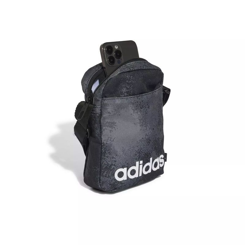 "Adidas Lin G ORG" maišelis, JV5274, pilkai juodos spalvos