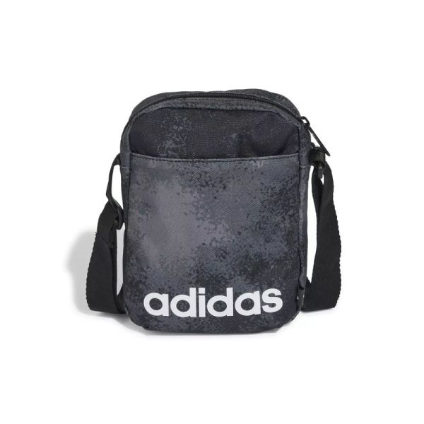 "Adidas Lin G ORG" maišelis, JV5274, pilkai juodos spalvos