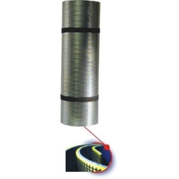 10 mm skersmens karpinys. Dvigubas sluoksnis su aliuminio folija.