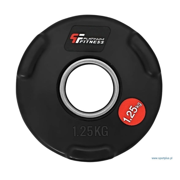 Gumuotas svoris fi 50 mm, 1,25 kg Gumuotas svoris fi 50 mm, 1,25 kg