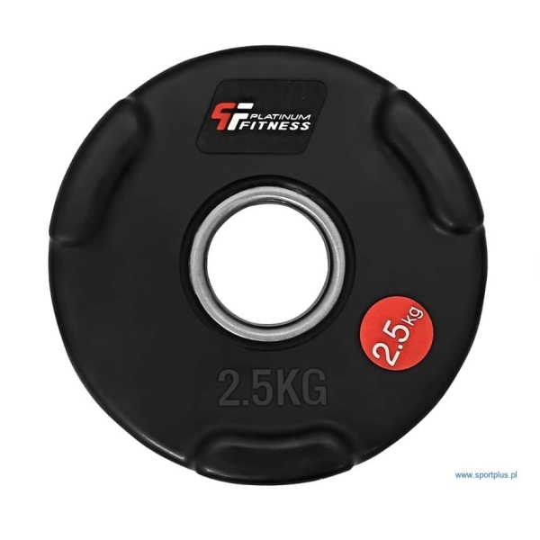 Gumuotas svoris fi 50 mm, 2,5 kg Gumuotas svoris fi 50 mm, 2,5 kg