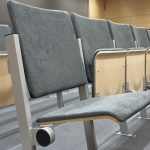 Teleskopinių tribūnų sėdimųjų vietų sistemos